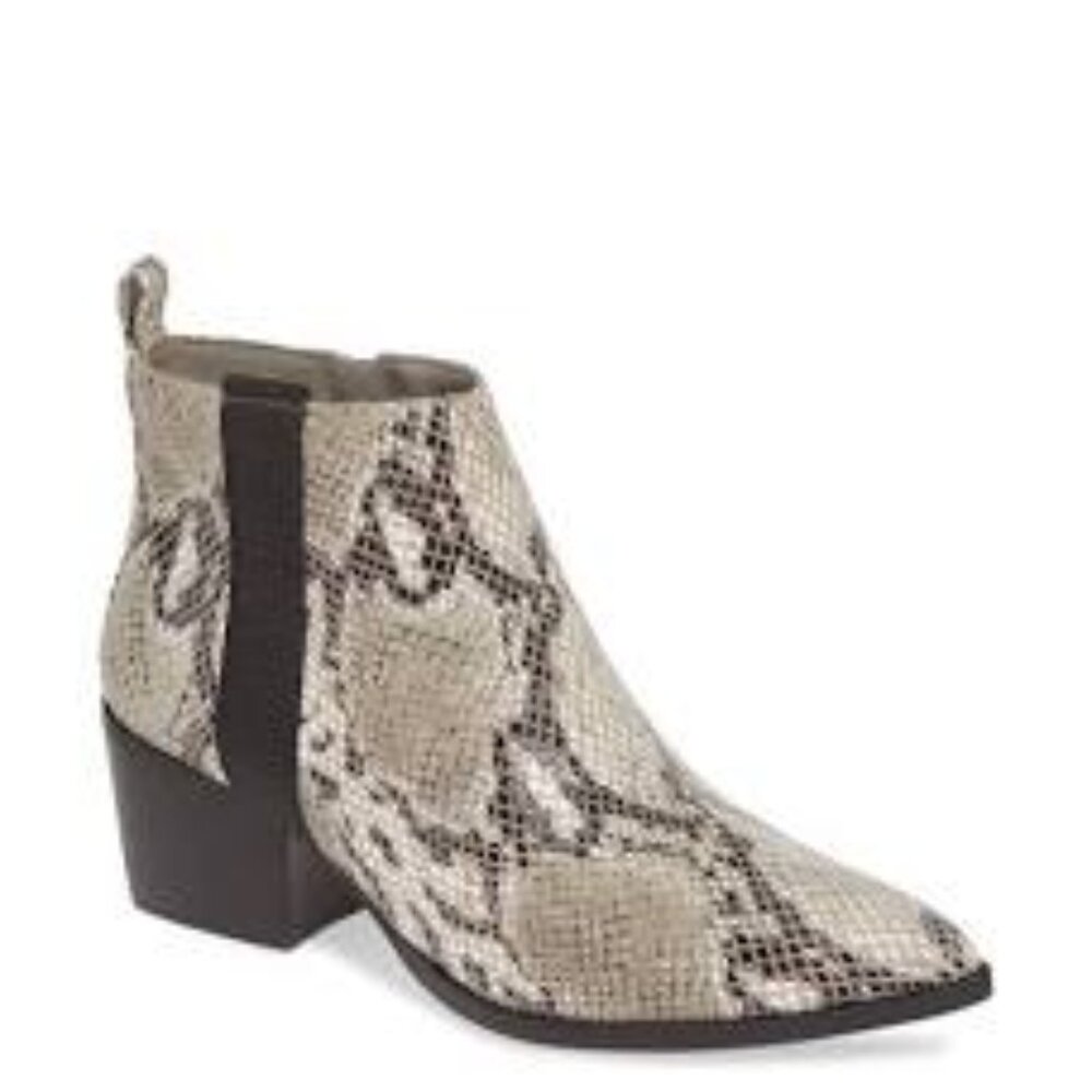 NWOT Linea Paolo Sevilla II Snakeskin Bootie